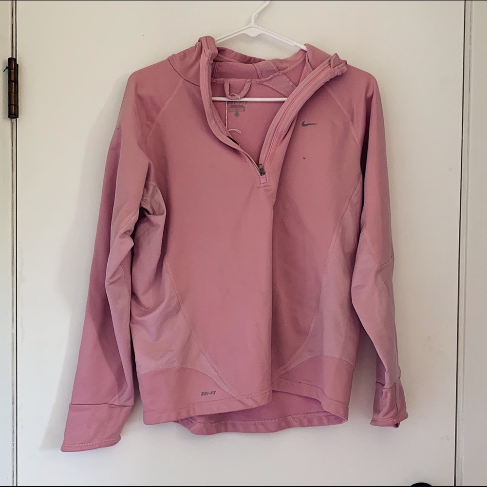 Nike Pink Dri-Fit Hoodie